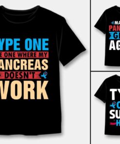 Diabetes Awareness T-Shirt Design Bundle