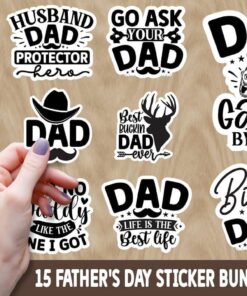 Father's Day Sticker Bundle Vol -3