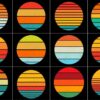 Sunset Retro Vintage Color Palette